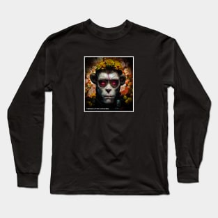 terminator monkey Long Sleeve T-Shirt
